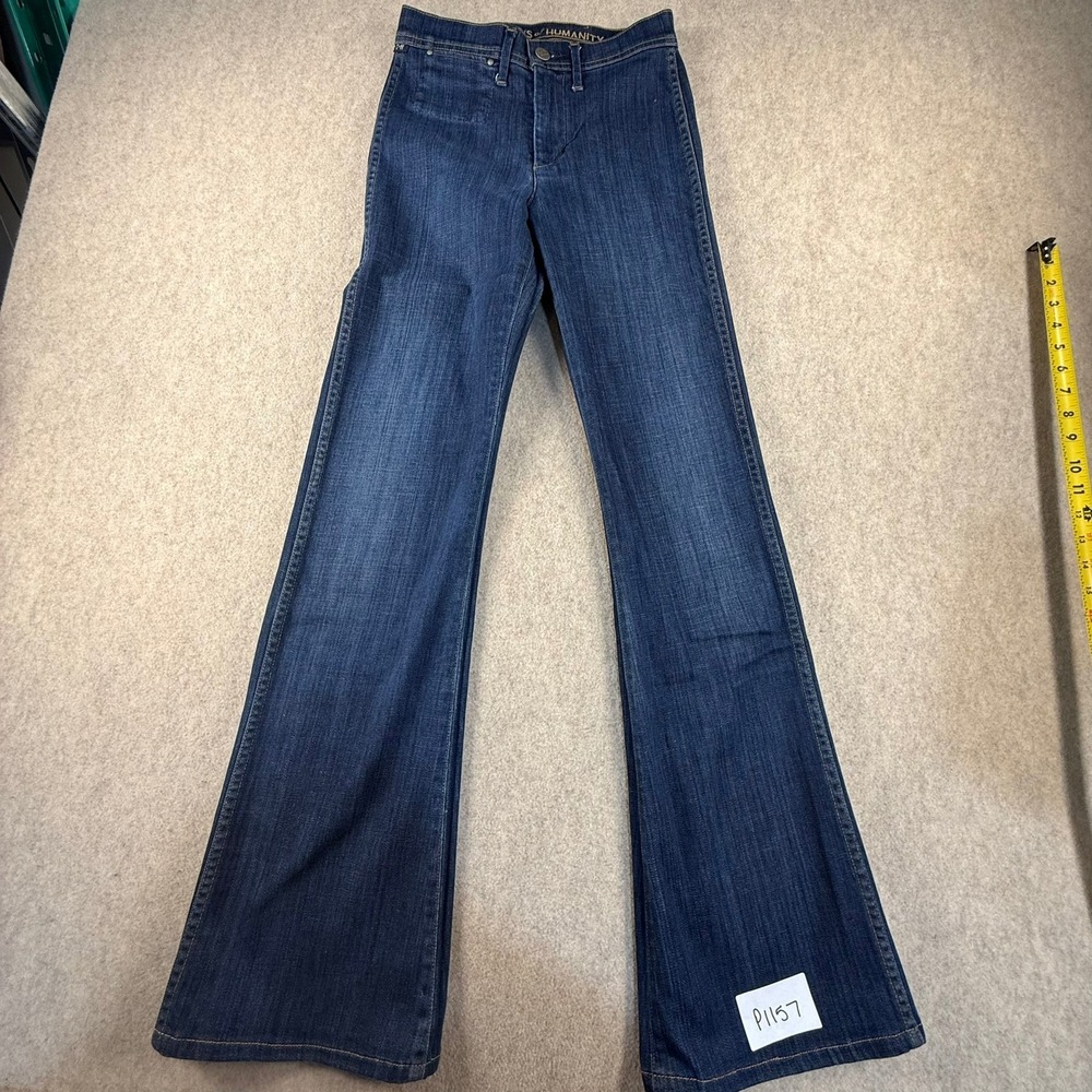 Citizens of Humanity Flare Jeans Dark Wash Blue High Rise 1432-132 Size 25